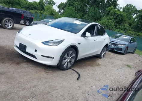 2023 Tesla Model Y Awd/Long Range Dual Motor All-Wheel Drive из США, поврежденный, VIN 7SAYGDEE6PF620991